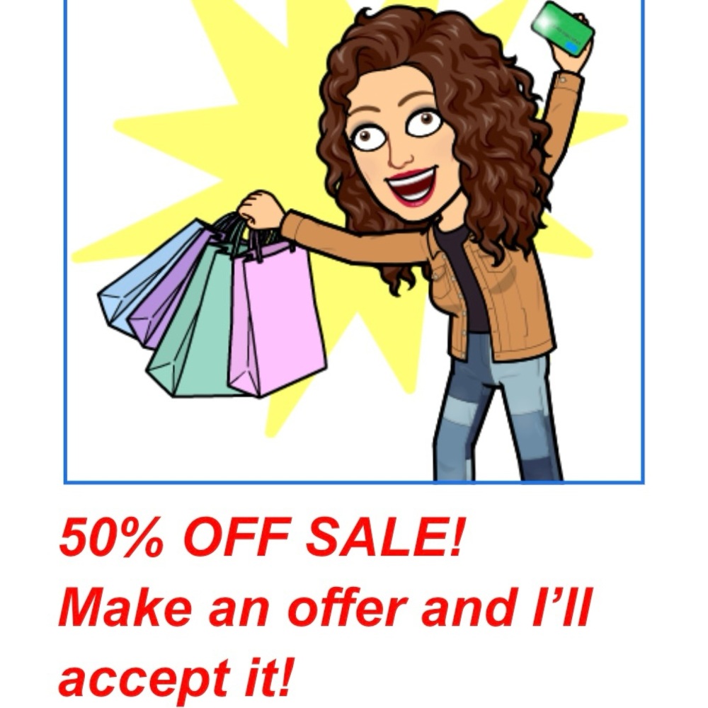 50% OFF SALE! Make an offer and I’ll accept it!